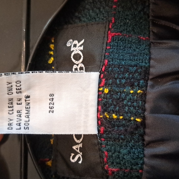 Sag harbor jacket women's size 14 tweed colorful - Picture 6 of 10
